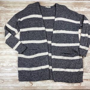 Sold. Madewell open front striped cardigan